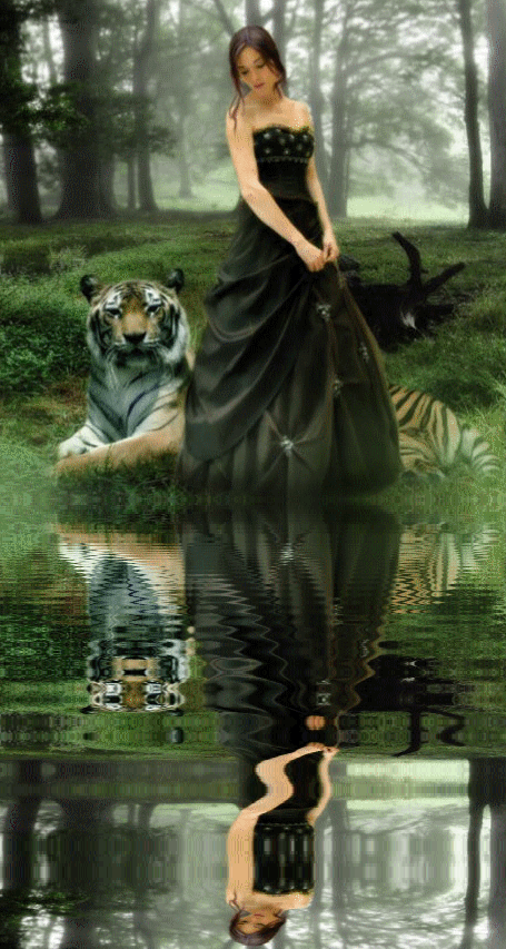 Femme tigre images libres de droit, photos de Femme tigre